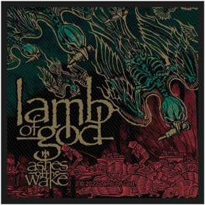 Lamb Of God - Ashes Of The Wake Standard Patch i gruppen MERCHANDISE / Tygmärke / Hårdrock hos Bengans Skivbutik AB (5538077)