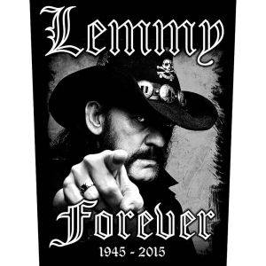 Lemmy - Forever Back Patch i gruppen MERCHANDISE / Merch / Hårdrock hos Bengans Skivbutik AB (5538078)