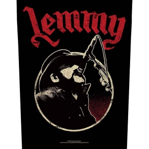 Lemmy - Microphone Back Patch i gruppen MERCHANDISE / Merch / Hårdrock hos Bengans Skivbutik AB (5538080)