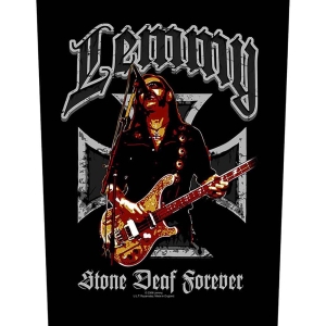Lemmy - Stone Deaf Back Patch i gruppen MERCHANDISE / Merch / Hårdrock hos Bengans Skivbutik AB (5538082)