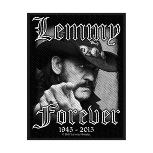 Lemmy - Forever Standard Patch i gruppen MERCHANDISE / Tygmärke / Hårdrock hos Bengans Skivbutik AB (5538083)