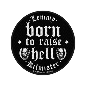 Lemmy - Born To Raise Hell Standard Patch i gruppen MERCHANDISE / Merch / Hårdrock hos Bengans Skivbutik AB (5538084)
