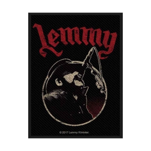 Lemmy - Microphone Standard Patch i gruppen MERCHANDISE / Merch / Hårdrock hos Bengans Skivbutik AB (5538085)