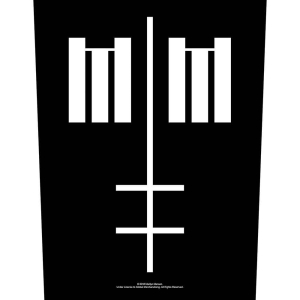 Marilyn Manson - Cross Logo Back Patch i gruppen MERCHANDISE / Merch / Hårdrock hos Bengans Skivbutik AB (5538093)