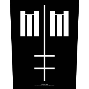 Marilyn Manson - Cross Logo Back Patch i gruppen MERCHANDISE / Tygmärke / Hårdrock hos Bengans Skivbutik AB (5538093)