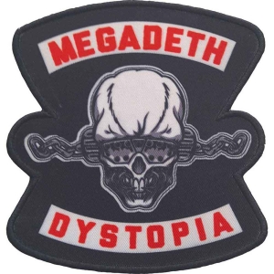 Megadeth - Dystopia Printed Patch i gruppen MERCHANDISE / Merch / Hårdrock hos Bengans Skivbutik AB (5538098)