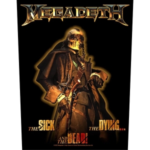 Megadeth - The Sick, The Dying And The Dead Back Patch i gruppen MERCHANDISE / Merch / Hårdrock hos Bengans Skivbutik AB (5538109)