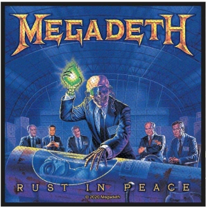 Megadeth - Rust In Peace Standard Patch i gruppen MERCHANDISE / Merch / Hårdrock hos Bengans Skivbutik AB (5538112)