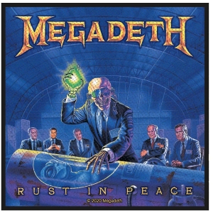 Megadeth - Rust In Peace Standard Patch i gruppen MERCHANDISE / Tygmärke / / hos Bengans Skivbutik AB (5538112)