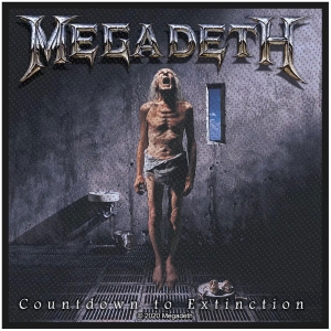 Megadeth - Countdown To Extinction Standard Patch i gruppen MERCHANDISE / Tygmärke /  /  hos Bengans Skivbutik AB (5538113)