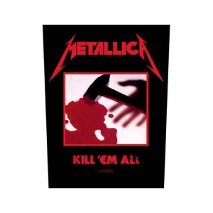 Metallica - Kill 'Em All Back Patch i gruppen MERCHANDISE / Tygmärke / Hårdrock hos Bengans Skivbutik AB (5538124)
