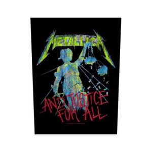 Metallica - And Justice For All Back Patch i gruppen MERCHANDISE / Merch / Hårdrock hos Bengans Skivbutik AB (5538127)