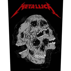 Metallica  - Skulls Back Patch i gruppen MERCHANDISE / Tygmärke / Hårdrock hos Bengans Skivbutik AB (5538137)