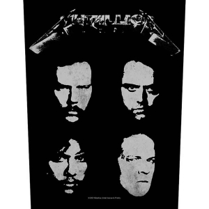 Metallica - Black Album Back Patch i gruppen MERCHANDISE / Merch / Hårdrock hos Bengans Skivbutik AB (5538141)