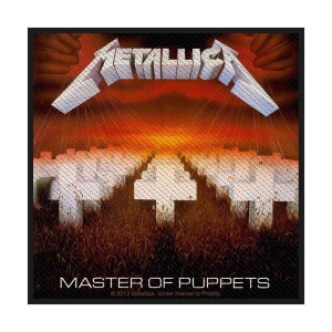 Metallica - Master Of Puppets Standard Patch i gruppen MERCHANDISE / Tygmärke / Hårdrock hos Bengans Skivbutik AB (5538144)