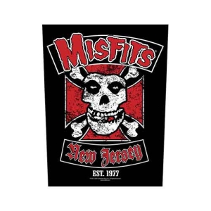Misfits - Biker Back Patch i gruppen MERCHANDISE / Merch / Punk hos Bengans Skivbutik AB (5538165)
