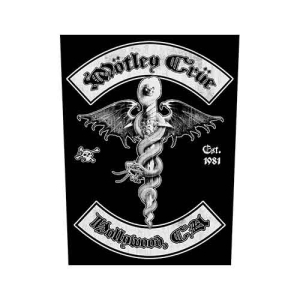 Motley Crue - Hollywood Back Patch i gruppen MERCHANDISE / Tygmärke / Hårdrock hos Bengans Skivbutik AB (5538169)