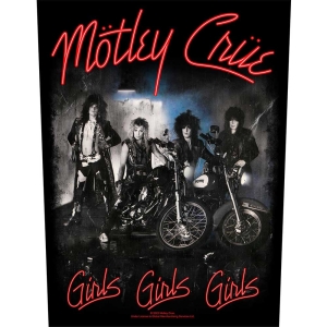 Motley Crue - Girls, Girls, Girls Back Patch i gruppen MERCHANDISE / Tygmärke / Hårdrock hos Bengans Skivbutik AB (5538172)