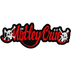 Motley Crue - Dr Feelgood Logo Cut Out Standard Patch i gruppen MERCHANDISE / Merch / Hårdrock hos Bengans Skivbutik AB (5538178)