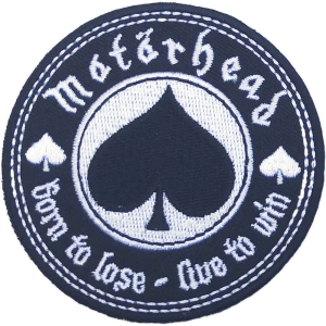 Motorhead - Born To Lose Live To Win Patch i gruppen MERCHANDISE / Tygmärke / Hårdrock hos Bengans Skivbutik AB (5538179)