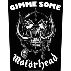 Motorhead - Gimme Some Back Patch i gruppen MERCHANDISE / Tygmärke / Hårdrock hos Bengans Skivbutik AB (5538187)