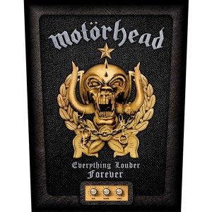 Motorhead - Everything Louder Forever Back Patch i gruppen MERCHANDISE / Tygmärke / Hårdrock hos Bengans Skivbutik AB (5538189)
