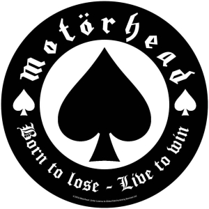 Motorhead - Born To Lose Back Patch i gruppen MERCHANDISE / Merch / Hårdrock hos Bengans Skivbutik AB (5538194)