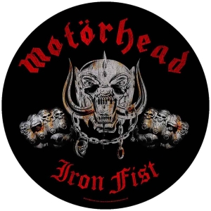 Motorhead - Iron Fist 2010 Back Patch i gruppen MERCHANDISE / Merch / Hårdrock hos Bengans Skivbutik AB (5538195)