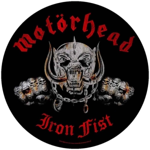 Motorhead - Iron Fist 2010 Back Patch i gruppen MERCHANDISE / Tygmärke / Hårdrock hos Bengans Skivbutik AB (5538195)