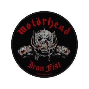 Motorhead - Iron Fist/Skull Standard Patch i gruppen MERCHANDISE / Tygmärke / Hårdrock hos Bengans Skivbutik AB (5538199)