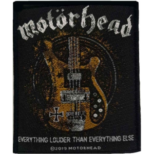 Motorhead - Lemmy's Bass Standard Patch i gruppen MERCHANDISE / Tygmärke / Hårdrock hos Bengans Skivbutik AB (5538205)