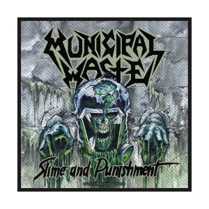 Municipal Waste - Slime & Punishment Standard Patch i gruppen MERCHANDISE / Tygmärke / Hårdrock hos Bengans Skivbutik AB (5538212)
