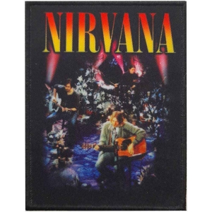 Nirvana - Unplugged Photo Printed Patch i gruppen MERCHANDISE hos Bengans Skivbutik AB (5538224)