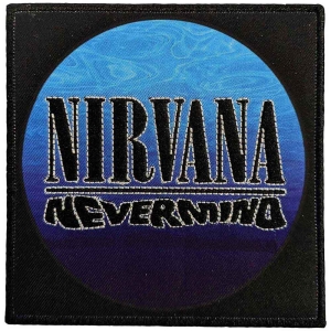Nirvana - Nevermind Wavy Logo Pritned Patch i gruppen MERCHANDISE / Merch / Hårdrock hos Bengans Skivbutik AB (5538225)