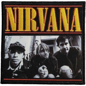 Nirvana - London Photo Printed Patch i gruppen MERCHANDISE hos Bengans Skivbutik AB (5538226)