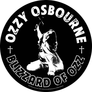 Ozzy Osbourne - Blizzard Of Ozz Back Patch i gruppen MERCHANDISE / Merch / Hårdrock hos Bengans Skivbutik AB (5538236)