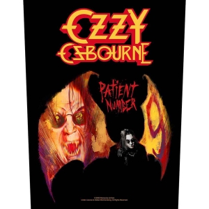 Ozzy Osbourne - Patient No. 9 Back Patch i gruppen MERCHANDISE / Tygmärke / Hårdrock hos Bengans Skivbutik AB (5538239)