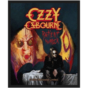 Ozzy Osbourne - Patient No. 9 Standard Patch i gruppen MERCHANDISE / Merch / Hårdrock hos Bengans Skivbutik AB (5538243)