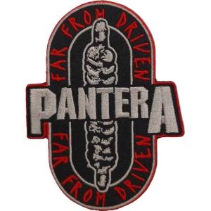 Pantera - Far From Woven Patch i gruppen MERCHANDISE / Merch / Hårdrock hos Bengans Skivbutik AB (5538250)