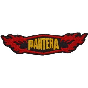 Pantera - Flames Woven Patch i gruppen MERCHANDISE / Merch / Hårdrock hos Bengans Skivbutik AB (5538251)