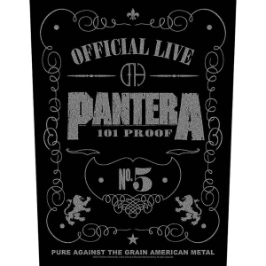 Pantera - 101% Proof Back Patch i gruppen MERCHANDISE / Merch / Hårdrock hos Bengans Skivbutik AB (5538264)