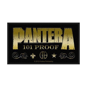 Pantera - Whiskey Label Retail Packaged Patch i gruppen MERCHANDISE hos Bengans Skivbutik AB (5538265)