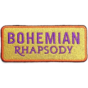 Queen - Bohemian Rhapsody Woven Patch i gruppen MERCHANDISE / Merch / Pop-Rock hos Bengans Skivbutik AB (5538319)