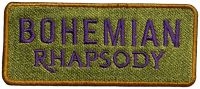 Queen - Patch Bohemian Rhapsody (4,1 X 9,5 i gruppen MERCHANDISE / Tygmärke / Pop-Rock hos Bengans Skivbutik AB (5538319)