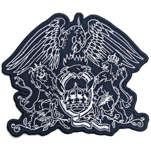 Queen - Cut-Out Crest Woven Patch i gruppen MERCHANDISE / Tygmärke / Pop-Rock hos Bengans Skivbutik AB (5538320)