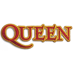 Queen - Cut-Out Logo Woven Patch i gruppen MERCHANDISE / Merch / Pop-Rock hos Bengans Skivbutik AB (5538322)