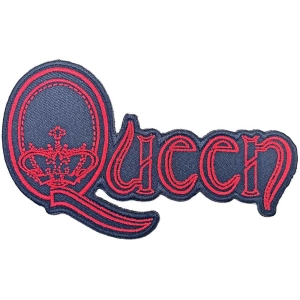 Queen - Q Crown Woven Patch i gruppen MERCHANDISE / Tygmärke / Pop-Rock hos Bengans Skivbutik AB (5538323)