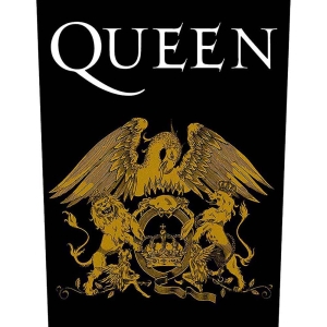 Queen - Crest Back Patch i gruppen MERCHANDISE / Merch / Pop-Rock hos Bengans Skivbutik AB (5538325)