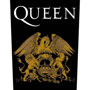 Queen - Crest Back Patch i gruppen MERCHANDISE / Tygmärke / Pop-Rock hos Bengans Skivbutik AB (5538325)