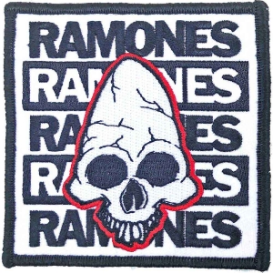 Ramones - Pinhead Woven Patch i gruppen MERCHANDISE / Tygmärke / Punk hos Bengans Skivbutik AB (5538333)